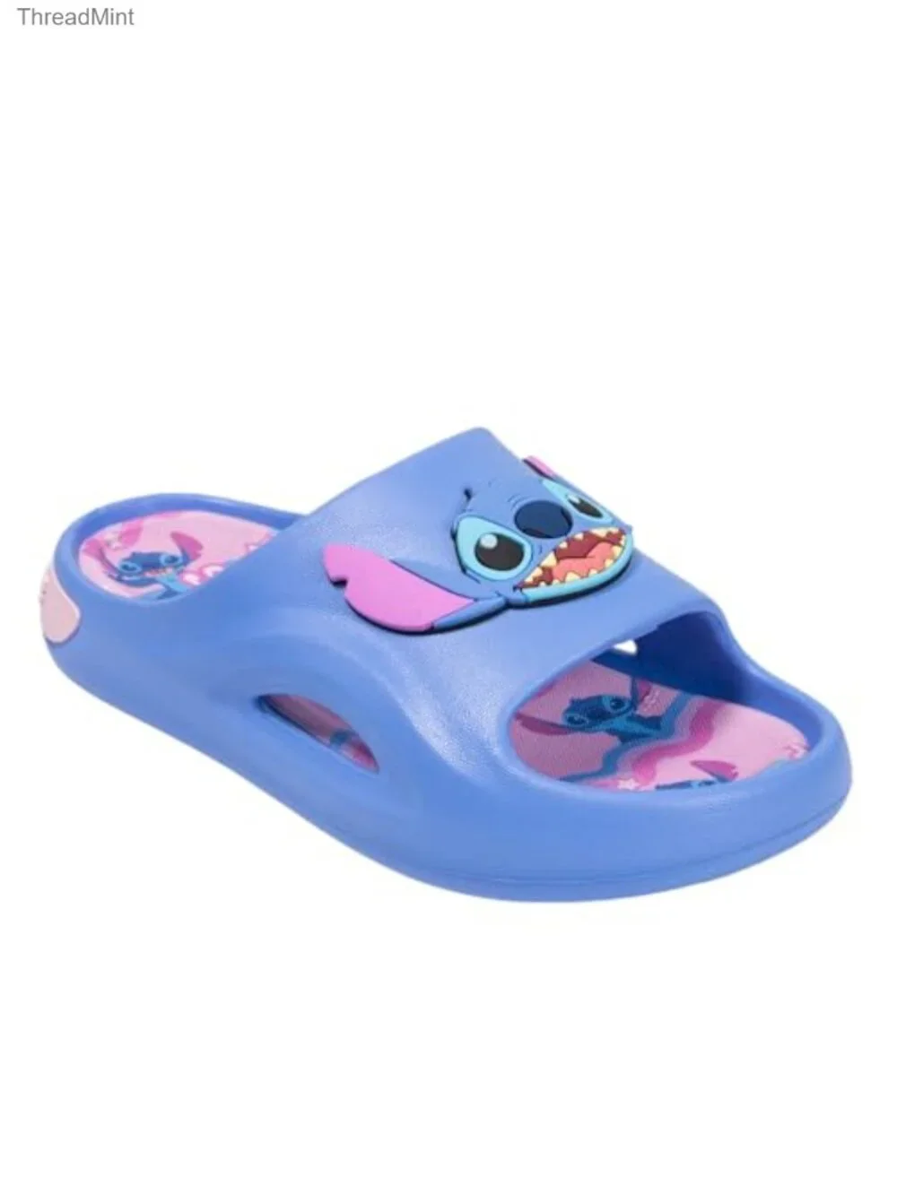 Disney Stitch Girls Slides Youth Water-Resistant Slip-On EVA Summer Sandal
